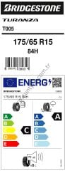 Bridgestone T005 175/65R15 84H Yaz Lastiği - 2026