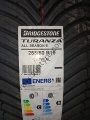 Bridgestone 255/50R19 107W Xl Turanza All Season 6 C-B-71 4 Mevsim Suv Lastiği (Üretim Yılı: 2024)