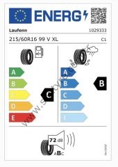 Laufenn 215/60R16 99V Xl Lk01 S Fit Eq+ C-B-72 Yaz Oto Lastiği (Üretim Yılı: 2024)