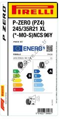 Pirelli 245/35R21 96Y Xl *-Mo-Sncs P-Zero Pz4B-A-70  Lastiği (Üretim Yılı: 2023)