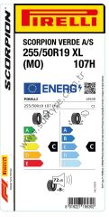 Pirelli 255/50R19 107H Xl S-Verde All Seasonc-C-72 Mo M+S Pirelli Lastiği (Üretim Yılı: 2024)