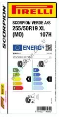 Pirelli 255/50R19 107H Xl S-Verde All Seasonc-C-72 Mo M+S Pirelli Lastiği (Üretim Yılı: 2024)
