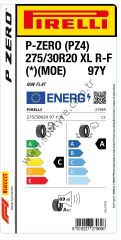 Pirelli 275/30R20 97Y Xl Rof Pzero Pz4 Moe C-A-69 Yaz Oto Lastiği (Üretim Yılı: 2024)