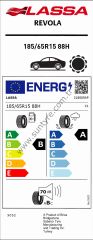 Lassa 185/65R15 88H Revola B-A-70 Elt Yaz Oto Lastiği (Üretim Yılı: 2024)