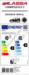 Lassa 255/55R18 109W Xl Competus H/P 2 C-B-71 Yaz Suv Lastiği (Üretim Yılı: 2024)