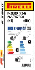Pirelli 265/35R20 95Y P Zero D-A-72  N1   Lastiği (Üretim Yılı: 2024)