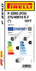 Pirelli 275/40R19 101Y Rof L.S. Pz4 P-Zero * C-A-67 Yaz Oto Lastiği (Üretim Tarihi: 2024)