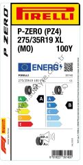Pirelli 275/35R19 100Y  Xl Mo  Pzero Pz4 Sc A-B-69 Yaz Oto Lastiği (Üretim Yılı: 2024)