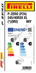 Pirelli 245/40R20 99Y Xl * Mo P-Zero Pz4 A-A-71 Yaz Oto Lastiği (Üretim Yılı: 2024)