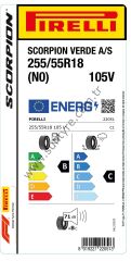 Pirelli 255/55R18 105V Scorpion Verde Allseasonb-C-71 No Prelli Lastiği (Üretim Yılı: 2022)