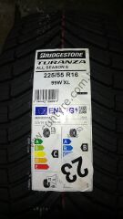 Bridgestone 225/55R16 99W Xl Turanza All Season 6 C-B-70 4 Mevsim Oto Lastiği (Üretim Yılı: 2023)