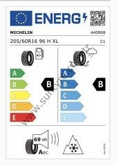 Michelin 205/60R16 96H Xl Crossclimate 2 B-B-69 4 Mevsim Oto Lastiği (Üretim Yılı: 2024)