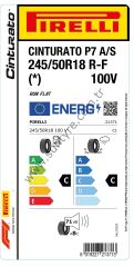 Pirelli 245/50R18 100V R-F Cınturato P7 As M+S * C-C-71 4 Mevsim Oto Lastiği (Üretim Yılı: 2024)