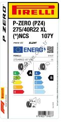 Pirelli 275/40R22 107Y Xl * Ncs Elt P-Zero Pz4 A-B-73 Yaz Oto Lastiği (Üretim Yılı: 2024)