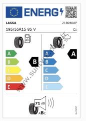 Lassa 195/55R15 85V Revola B-A-71 Yaz Oto Lastiği (Üretim Yılı: 2025)