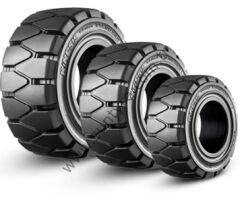 Kinesis 16X6-8 Standart Line Clip Blk Solid Dolgu-Siyah-Segmanlı  Forklift Lastiği