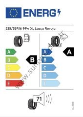 Lassa 225/55R16 99W Xl Revola B-A-71 Yaz Oto Lastiği (Üretim Yılı: 2025)
