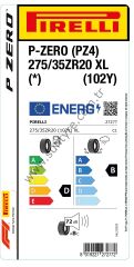 PRL.275/35R20 102Y XL P-ZERO PZ4 S.C (*) (D-B-70) PİRELLİ Lastiği (2024)
