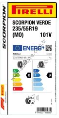 PRL.235/55R19 101V (MO) SCORPION VERDE (B-B-70) PIRELLI Lastiği (2024)
