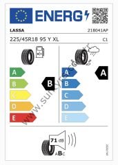 Lassa 225/45R18 95Y Xl Revola Elt Lastiği (Üretim Yılı: 2024)