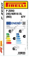PRL.245/40R18 97Y XL PZERO (MO) (C-B-72) PIRELLI Lastiği (2024)