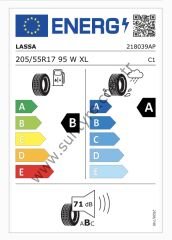 Lassa 205/55R17 95W Xl Revola B-A-71 Yaz Oto Lastiği (Üretim Yılı: 2025)