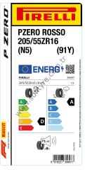 Pirelli 205/55R16  91Y N5 Pzero Rosso Asımmetrıco D-A-71 Yaz Oto Lastiği Üretim Tarihi 2024