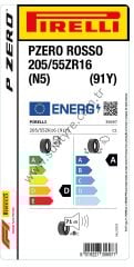 Pirelli Pzero Rosso Asimmetrico N5 205/55R16  91Y Yaz Lastiği - 2024