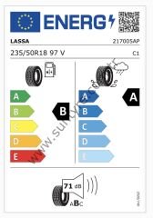 Lassa 235/50R18 97V Competus H/P3 B-A-71 Yaz Suv Lastiği (Üretim Yılı: 2025)