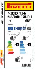 Pirelli 245/40R19 98Y Xl Rft P-Zero L.S. * Pz4 B-B-70 Yaz Oto Lastiği (Üretim Yılı: 2025)