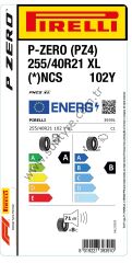 Pirelli 255/40R21 102Y Xl P-Zero * Ncs P-Zero Pz4 A-B-71 Yaz Oto Lastiği (Üretim Yılı: 2025)