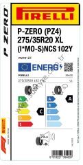 Pirelli 275/35R20 102Y Xl I*Mo-S Ncs P-Zero Pz4 C-A-73   Lastiği (Üretim Yılı: 2023)