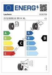 Laufenn 215/60R16 99H Xl S Fit Eq+ Lk01 C-B-72 Yaz Oto Lastiği (Üretim Yılı: 2024)