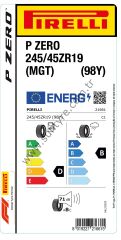 Pirelli 245/45R19 98Y Mgt Pzero D-B-71 Yaz Oto Lastiği (Üretim Yılı: 2025)