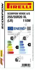 Pirelli 255/55R20 110W Xl Lr Scorpıon Verde All Season C-B-72 4 Mevsim Suv Lastiği (Üretim Yılı: 2024)