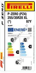 Pirelli 255/35R20 97Y Xl * Elt P-Zero Pz4 D-B-70 Yaz Oto Lastiği (Üretim Yılı: 2025)