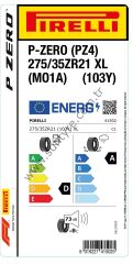 Pirelli 275/35R21 103Y Xl Mo1A S.C. P-Zero Pz4 D-A-73 Yaz Oto Lastiği (Üretim Yılı: 2024)