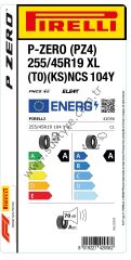 Pirelli 255/45R19 104Y Xl P-Zero T0 Ks Ncs Elt P-Zero Pz4 A-A-70 Yaz Oto Lastiği (Üretim Yılı: 2024)