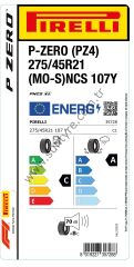 Pirelli 275/45R21 107Y Mo-S Ncs S.C. P-Zero Pz4 C-A-70 Yaz Oto Lastiği (Üretim Yılı: 2024)