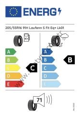 Laufenn 205/55R16 91H Lk01 S Fit Eq C-B-71 Yaz Oto Lastiği (Üretim Yılı: 2025)
